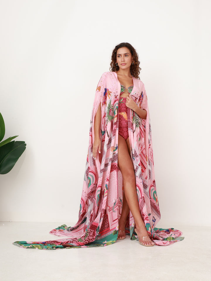 Palace Breeze Crepe Silk Cape