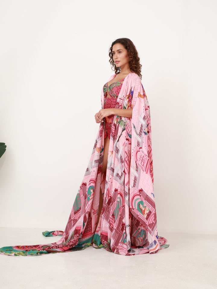 Palace Breeze Crepe Silk Cape
