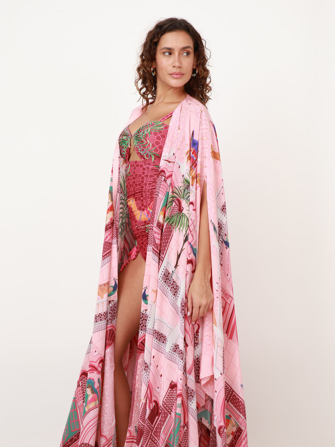 Palace Breeze Crepe Silk Cape