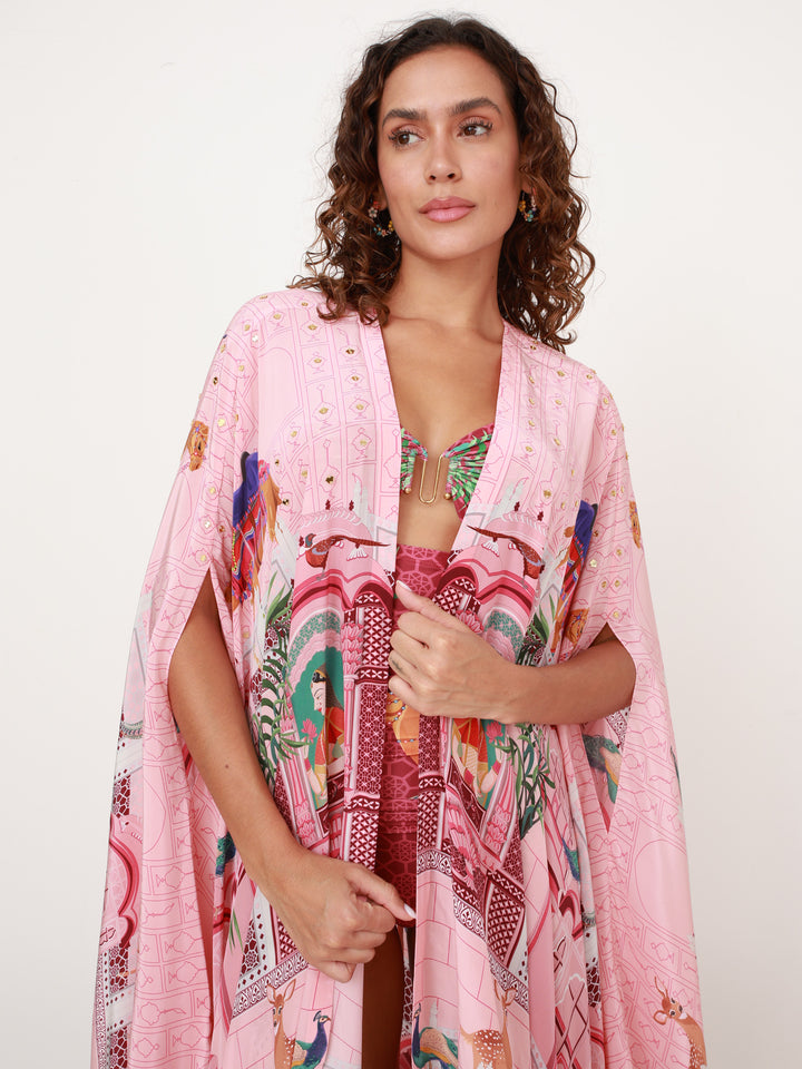 Palace Breeze Crepe Silk Cape