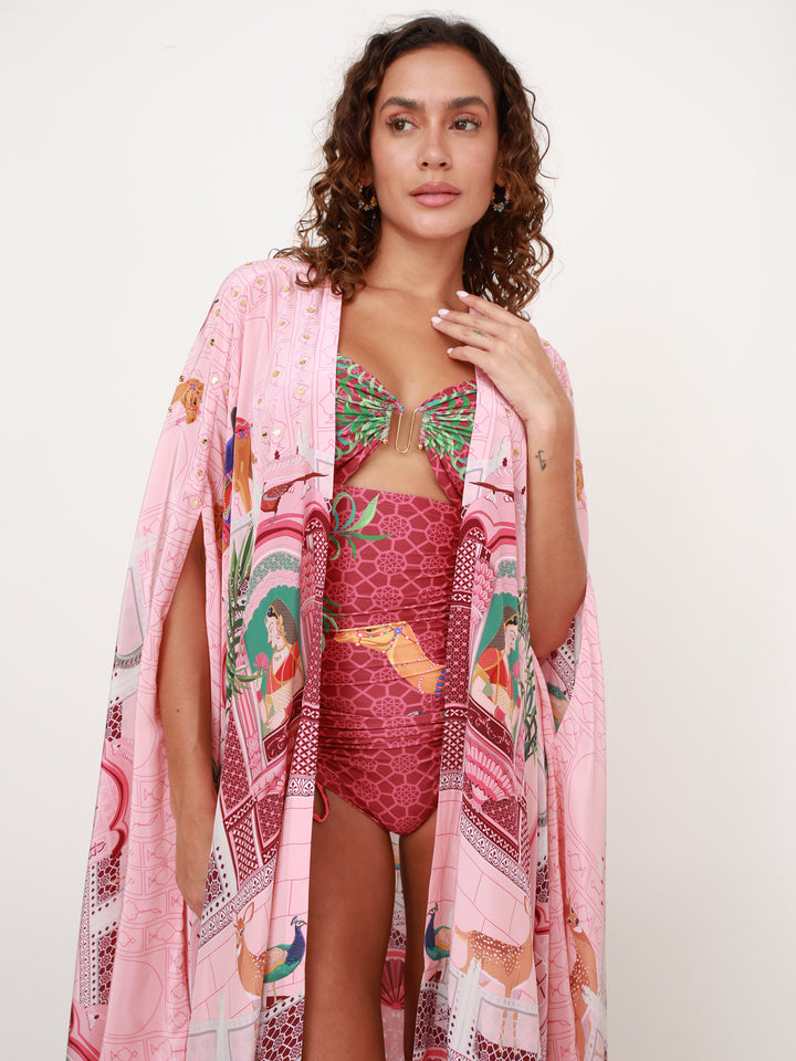 Palace Breeze Crepe Silk Cape