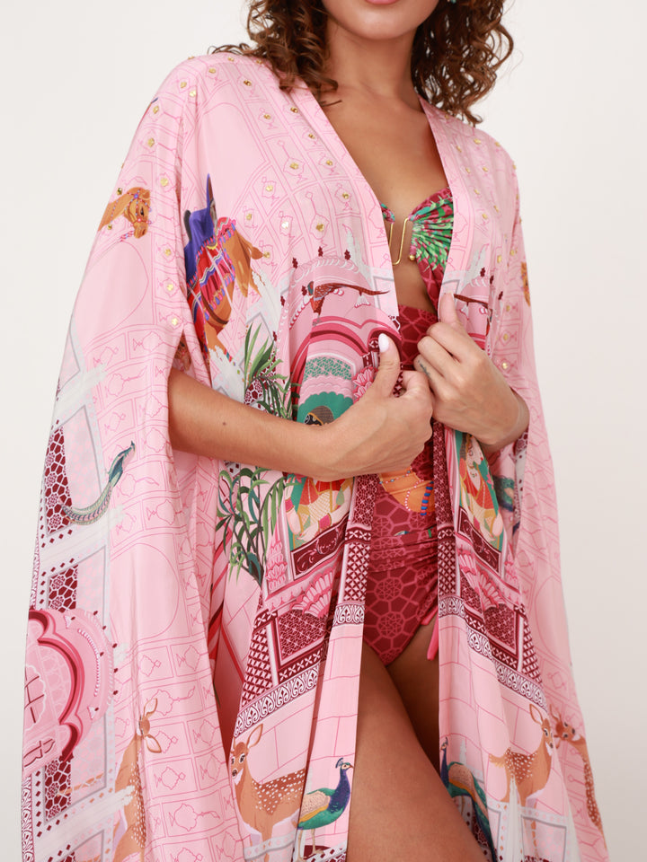 Palace Breeze Crepe Silk Cape