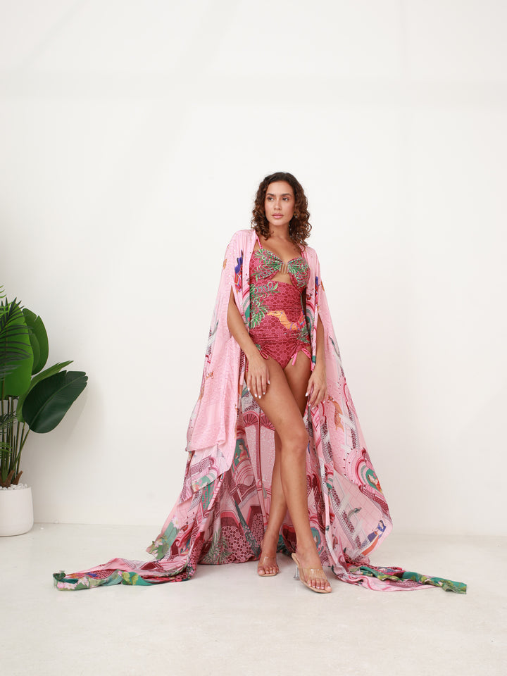 Palace Breeze Crepe Silk Cape