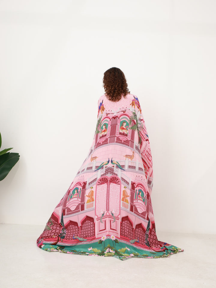 Palace Breeze Crepe Silk Cape
