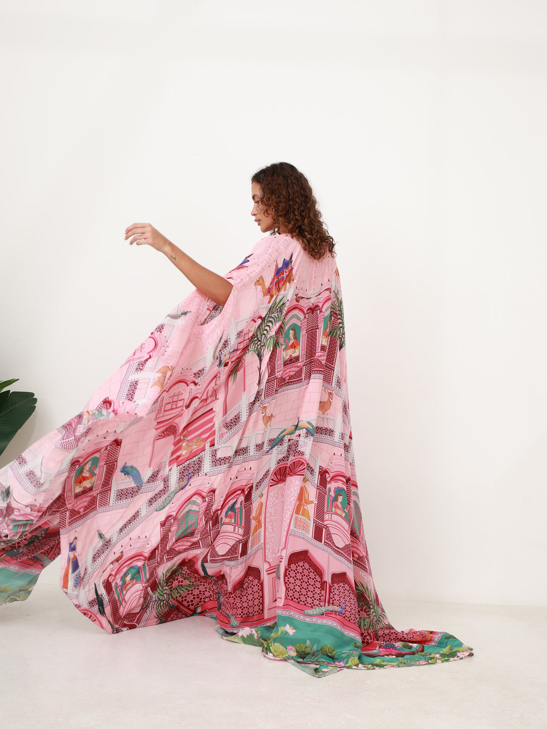Palace Breeze Crepe Silk Cape