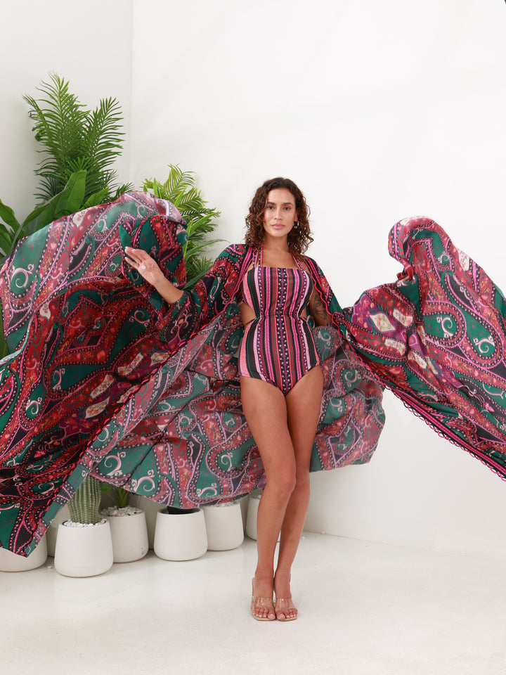 Crepe Silk Paradisa Cape