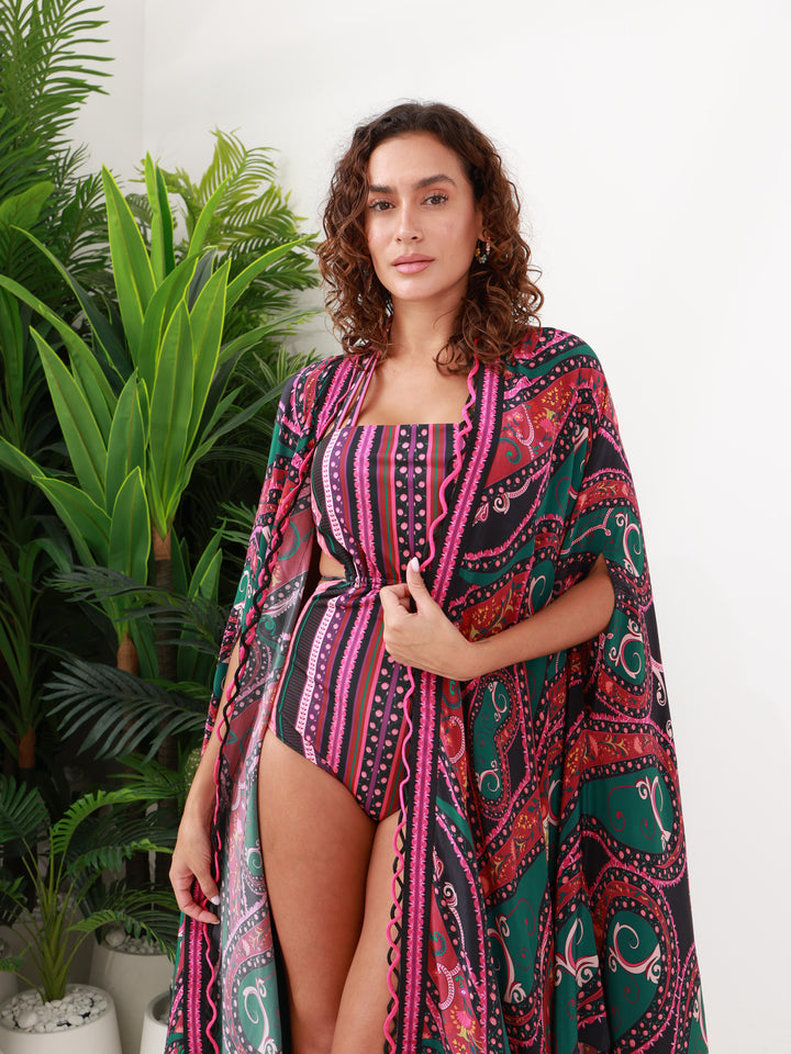 Crepe Silk Paradisa Cape