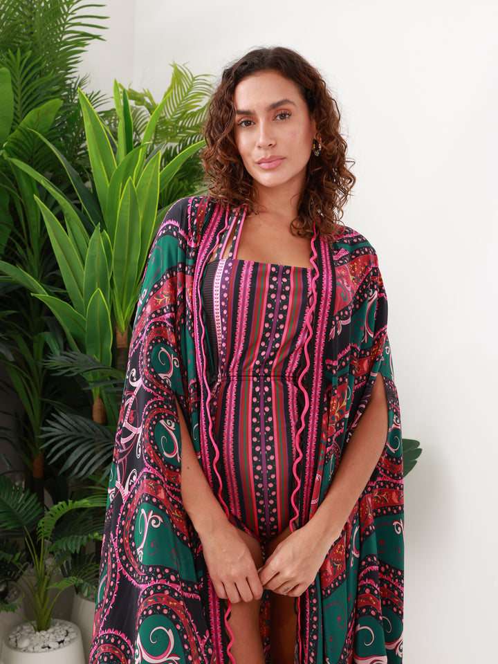 Crepe Silk Paradisa Cape