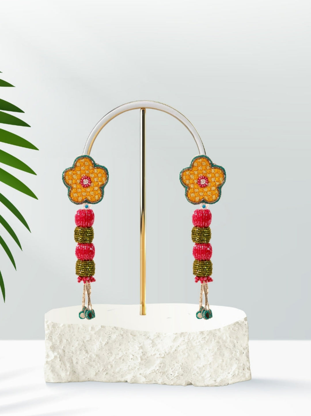 Multicolour Floral Earrings