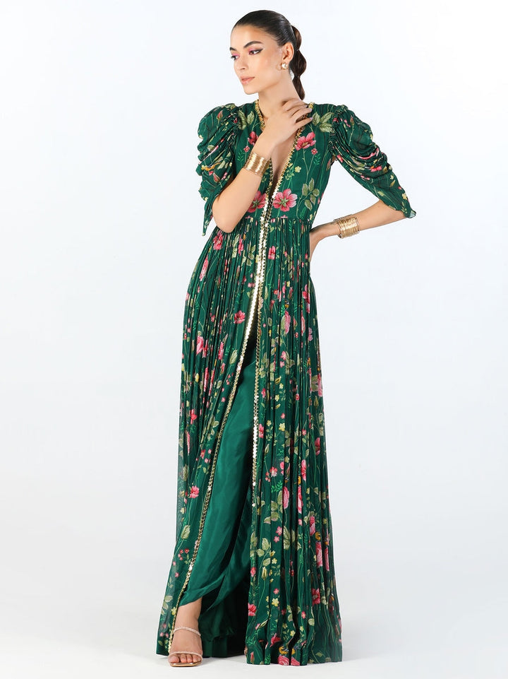Emerald Garden Maxi Dress