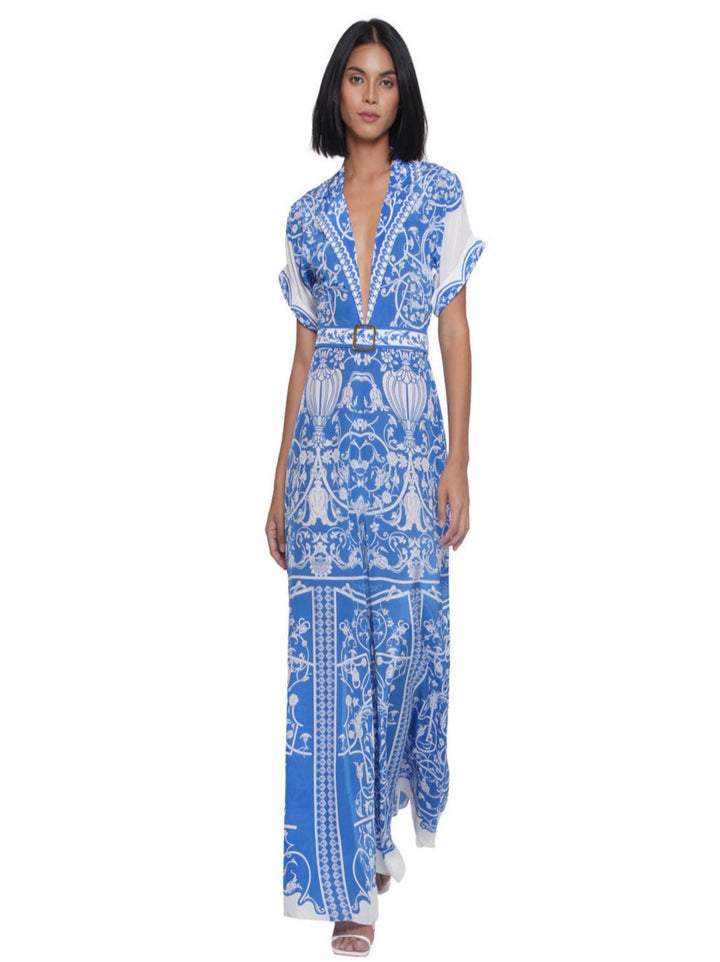 Azure Quartz Lace Jumpsuit
