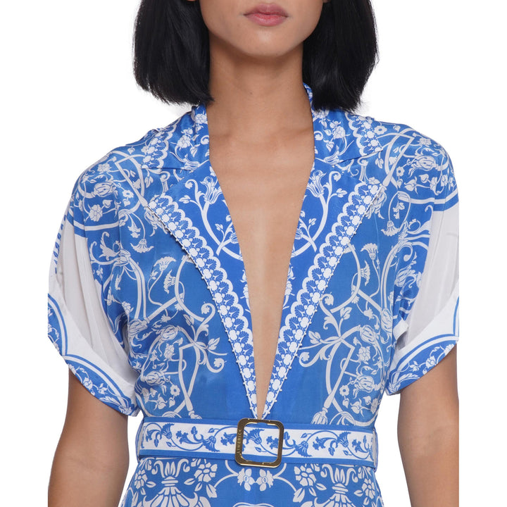 Azure Quartz Lace Jumpsuit