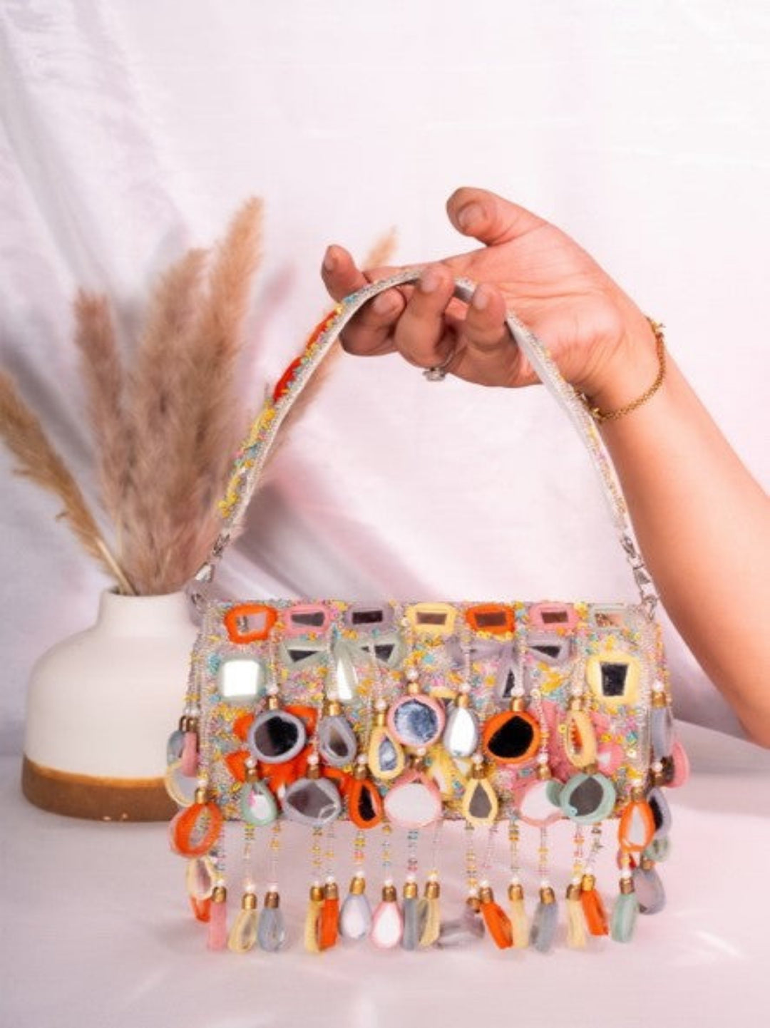 Majestic Mirror Clutch